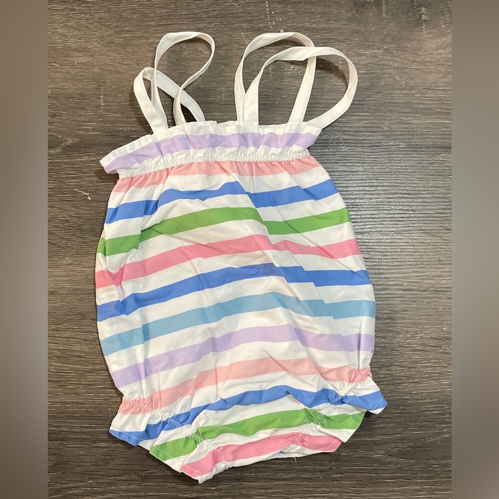 The Beaufort Bonnet Company TBBC 6-12M Rosey Romper
